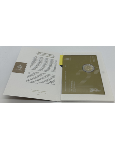 SAINT-MARIN - 2 Euro commémorative 2023 - SIGNORELLI // COFFRET BU