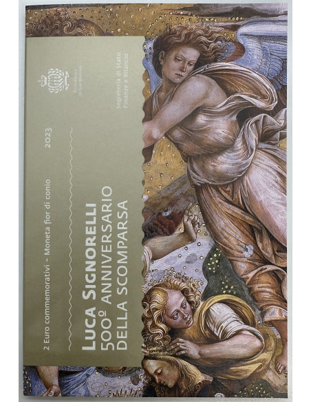 SAINT-MARIN - 2 Euro commémorative 2023 - SIGNORELLI // COFFRET BU