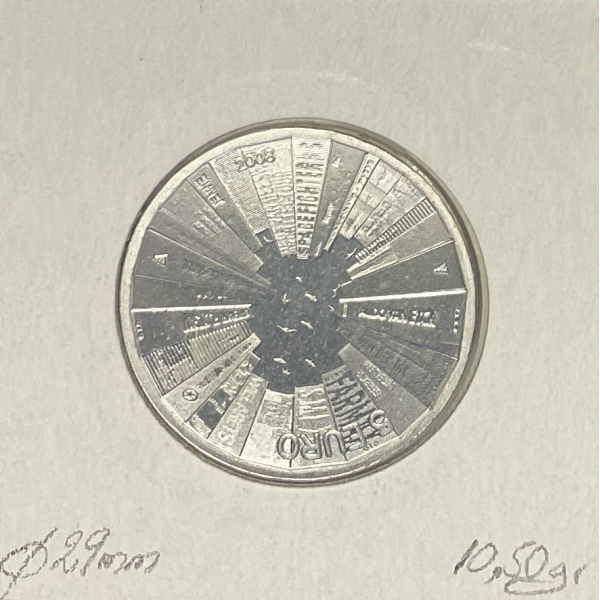 PAYS-BAS - 5 EURO EN Cuivre Argenté...