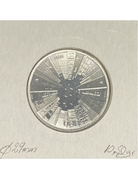 PAYS-BAS - 5 EURO EN Cuivre Argenté (2008) Architecture // Qualité : SUP