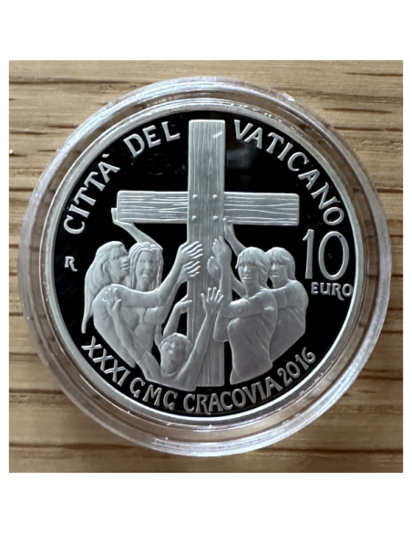 VATICAN - 10 EURO EN ARGENT 2016 en Coffret Belle Epreuve - JEUNESSE // BE