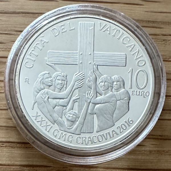 VATICAN - 10 EURO EN ARGENT 2016 en...