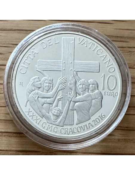 VATICAN - 10 EURO EN ARGENT 2016 en Coffret Belle Epreuve - JEUNESSE // BE