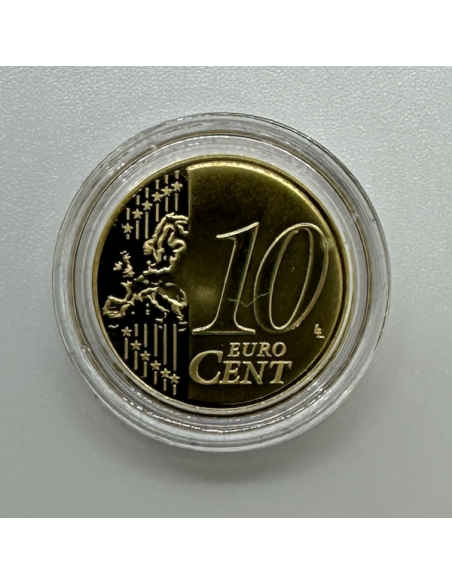 10 CENTIMES D'EURO FRANCE 2007 (7500 Ex) // Qualité : BELLE EPREUVE sous Capsule
