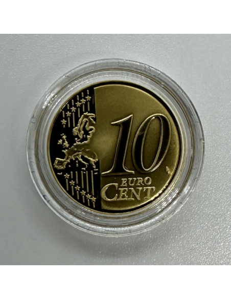10 CENTIMES D'EURO FRANCE 2008 (7500 Ex) // Qualité : BELLE EPREUVE sous Capsule