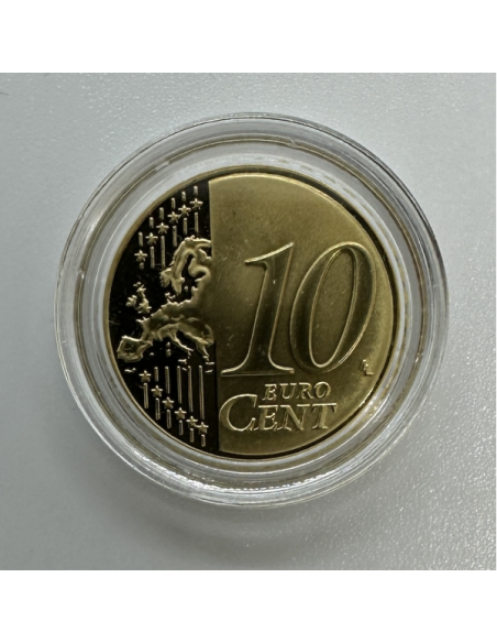 10 CENTIMES D'EURO FRANCE 2010 (9000 Ex) // Qualité : BELLE EPREUVE sous Capsule