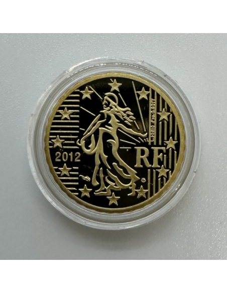 10 CENTIMES D'EURO FRANCE 2012 (9000 Ex) // Qualité : BELLE EPREUVE sous Capsule