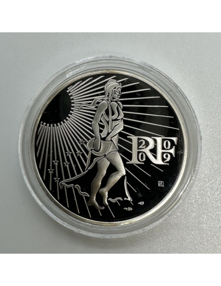 15 EURO FRANCE 2009 en Argent (7500 Ex) // Qualité : BELLE EPREUVE sous Capsule