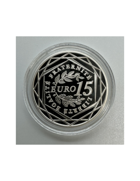 15 EURO FRANCE 2009 en Argent (7500 Ex) // Qualité : BELLE EPREUVE sous Capsule