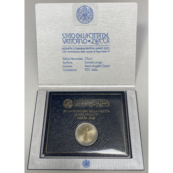 Vatican - 2 Euro en Coffret Brillant...