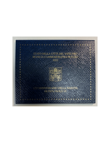 Vatican - 2 Euro en Coffret Brillant Universel 2022 - Naissance du Pape Paul VI