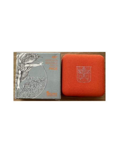 VATICAN - 5 EURO EN ARGENT 2016 en Coffret Belle Epreuve - LA PAIX // BE