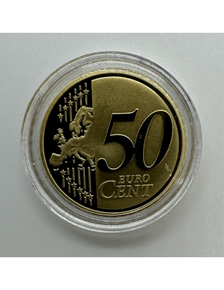 50 CENTIMES D'EURO FRANCE 2008 (7500 Ex) // Qualité : BELLE EPREUVE sous Capsule