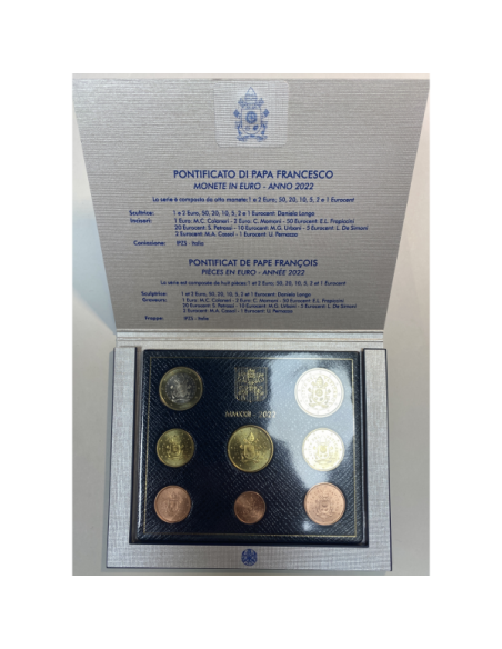 Vatican - Coffret Brillant Universel 2022 - Pontificat du Pape François