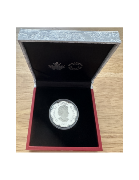 CANADA - 15 DOLLARS 2017 - Pièce en argent // COFFRET BE - Année du Coq