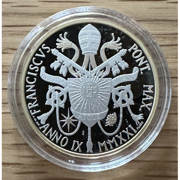 VATICAN - 10 EURO EN ARGENT 2021 en...