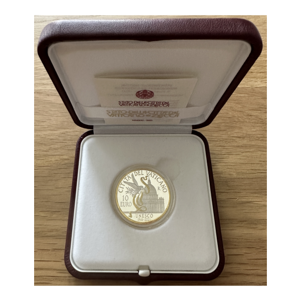VATICAN - 10 EURO EN ARGENT 2021 en...