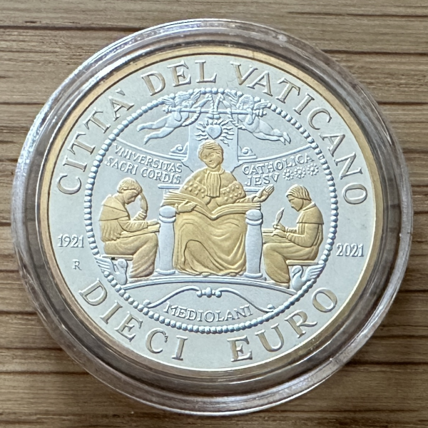VATICAN - 10 EURO EN ARGENT 2021 en...