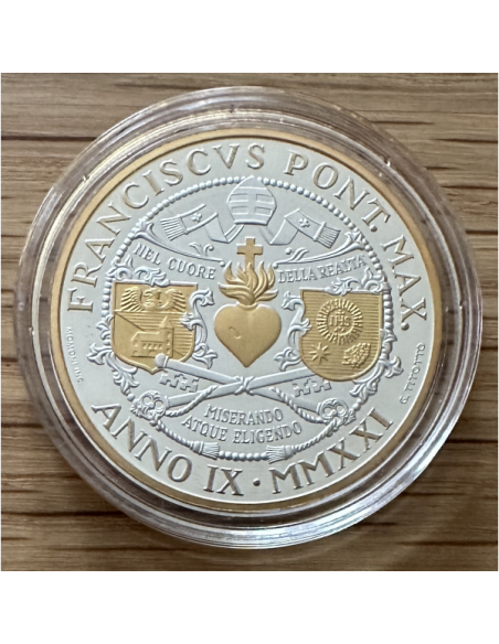 VATICAN - 10 EURO EN ARGENT 2021 en Coffret BE - UNIVERSITE (avec dorure)