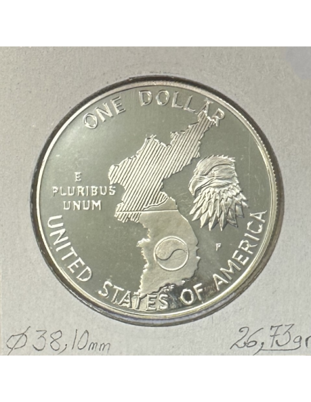 ETATS-UNIS - USA - 1 DOLLAR 1991 P - Pièce de Monnaie en argent // Qualité : BE