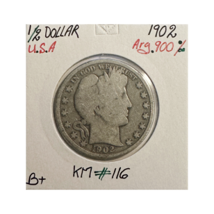 ETATS-UNIS - USA - 1/2 DOLLAR 1902 - Pièce de Monnaie en...