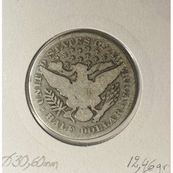 ETATS-UNIS - USA - 1/2 DOLLAR 1902 -...