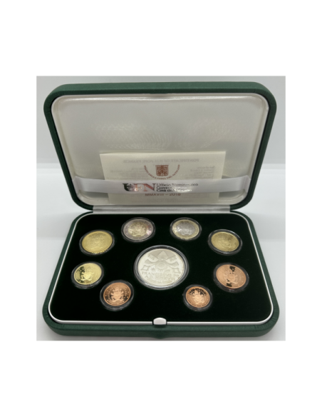 VATICAN - Coffret Belle Epreuve 2018 (AVEC PIECE DE 20€ EN ARGENT) DESCRIPTION !
