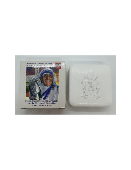 Vatican - MEDAILLE OFFICIELLE EN ARGENT 2016 - Mère Teresa de Calcutta