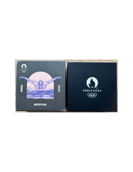 France - Coffret Belle Epreuve 2021 - 10 EURO - J.O. PARIS 2024 - NATATION