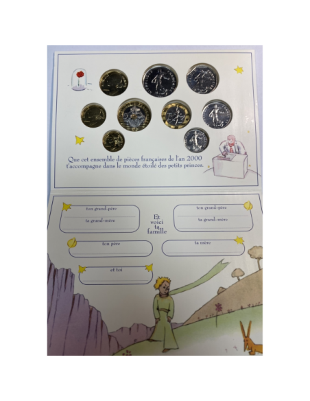 Coffret BU 2000 - Le Petit Prince Collection de l'An 2000 (La Monnaie de Paris)