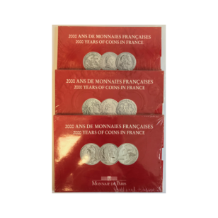 FRANCE - 3 Coffrets BU 2000 - 200 ANS DE MONNAIES...