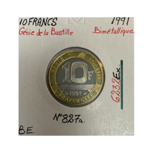10 FRANCS GENIE DE LA BASTILLE - 1991 - Monnaie...