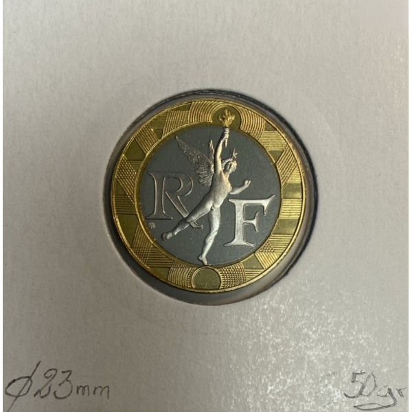 10 FRANCS GENIE DE LA BASTILLE - 1991...