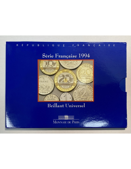 FRANCE - Coffret BU 1994 - La Monnaie de Paris - Brillant Universel