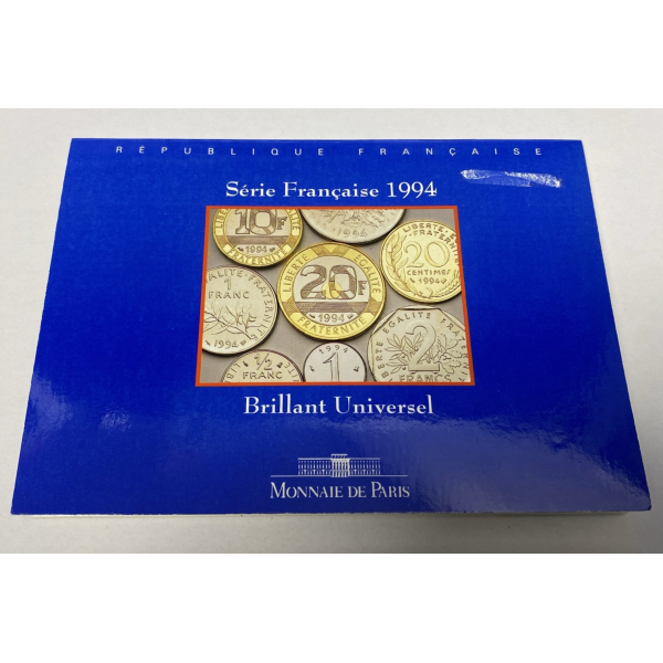 FRANCE - Coffret BU 1994 - La Monnaie...