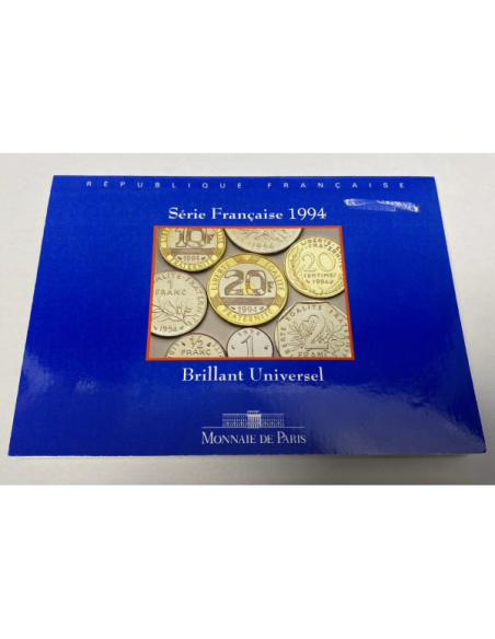 FRANCE - Coffret BU 1994 - La Monnaie de Paris - Brillant Universel