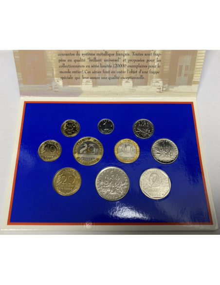 FRANCE - Coffret BU 1994 - La Monnaie de Paris - Brillant Universel
