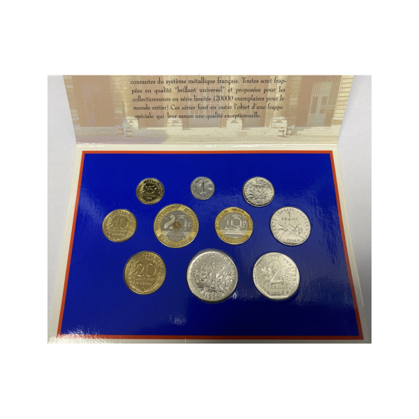 FRANCE - Coffret BU 1994 - La Monnaie...