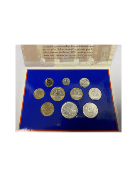 FRANCE - Coffret BU 1994 - La Monnaie de Paris - Brillant Universel