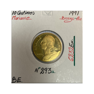 10 CENTIMES MARIANNE - 1991 - Pièce de Monnaie en...