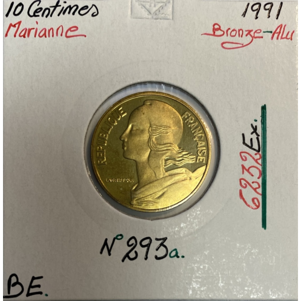 10 CENTIMES MARIANNE - 1991 - Pièce...