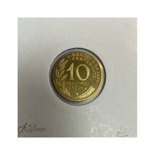 10 CENTIMES MARIANNE - 1991 - Pièce de Monnaie en... 2