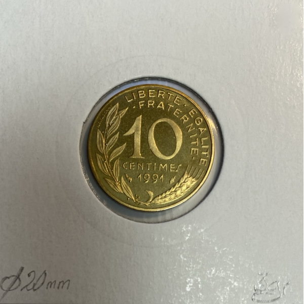 10 CENTIMES MARIANNE - 1991 - Pièce...