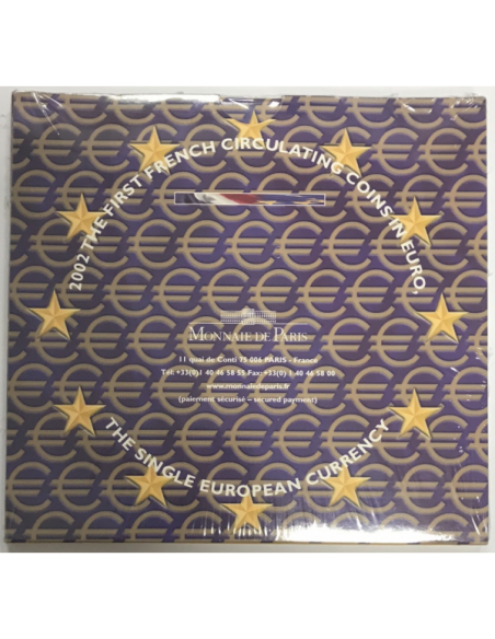 France - Coffret BRILLANT UNIVERSEL 2002 - Série officielle et complète des Euro