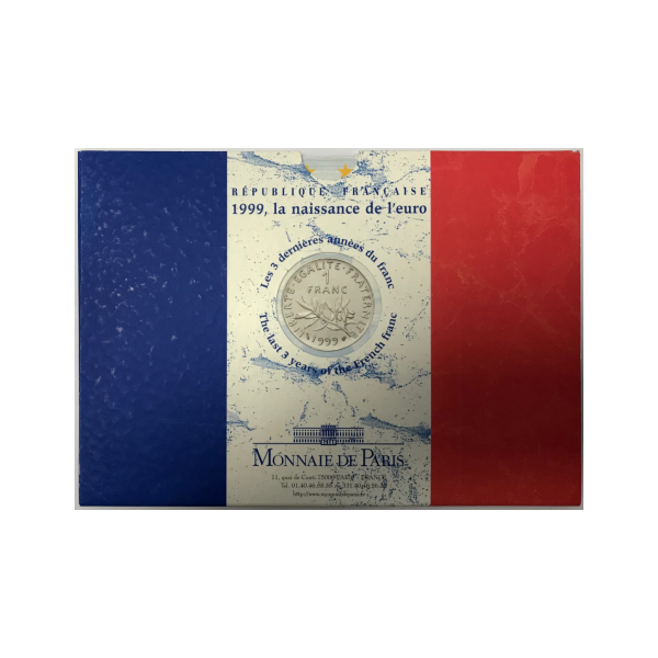 BU FRANCE 1999 - La Monnaie de Paris...