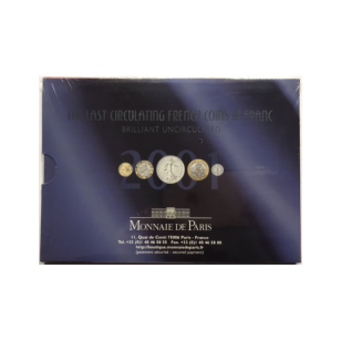FRANCE - Coffret BU 2001 - La Monnaie de Paris //... 2