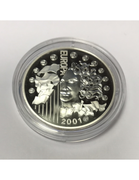 FRANCE - 6,55957 FRANCS (2001) EUROPA dernière monnaie parité // COFFRET BE