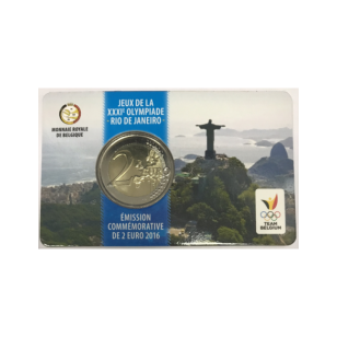 BELGIQUE - 2 EURO 2016 - JEUX OLYMPIQUES D'ETE RIO //... 2