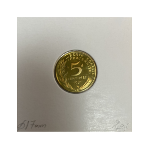 5 CENTIMES MARIANNE - 1991 - Pièce de Monnaie en... 2