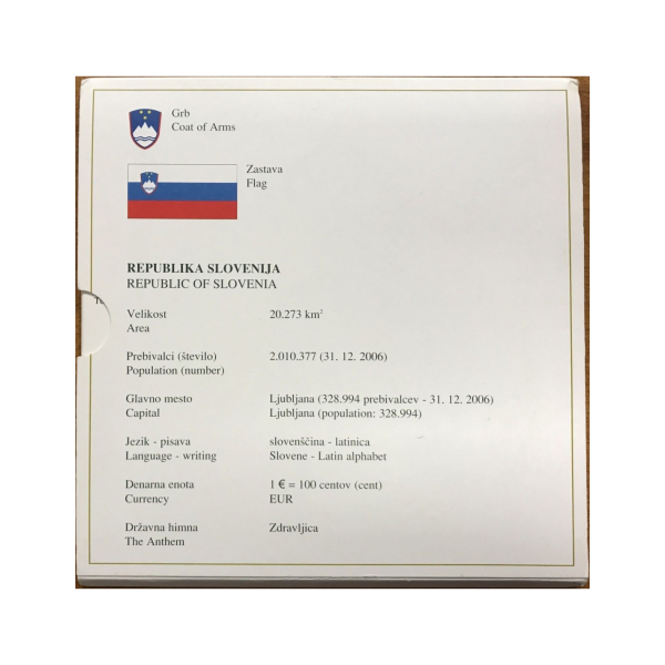 Slovénie - Coffret Brillant Universel...
